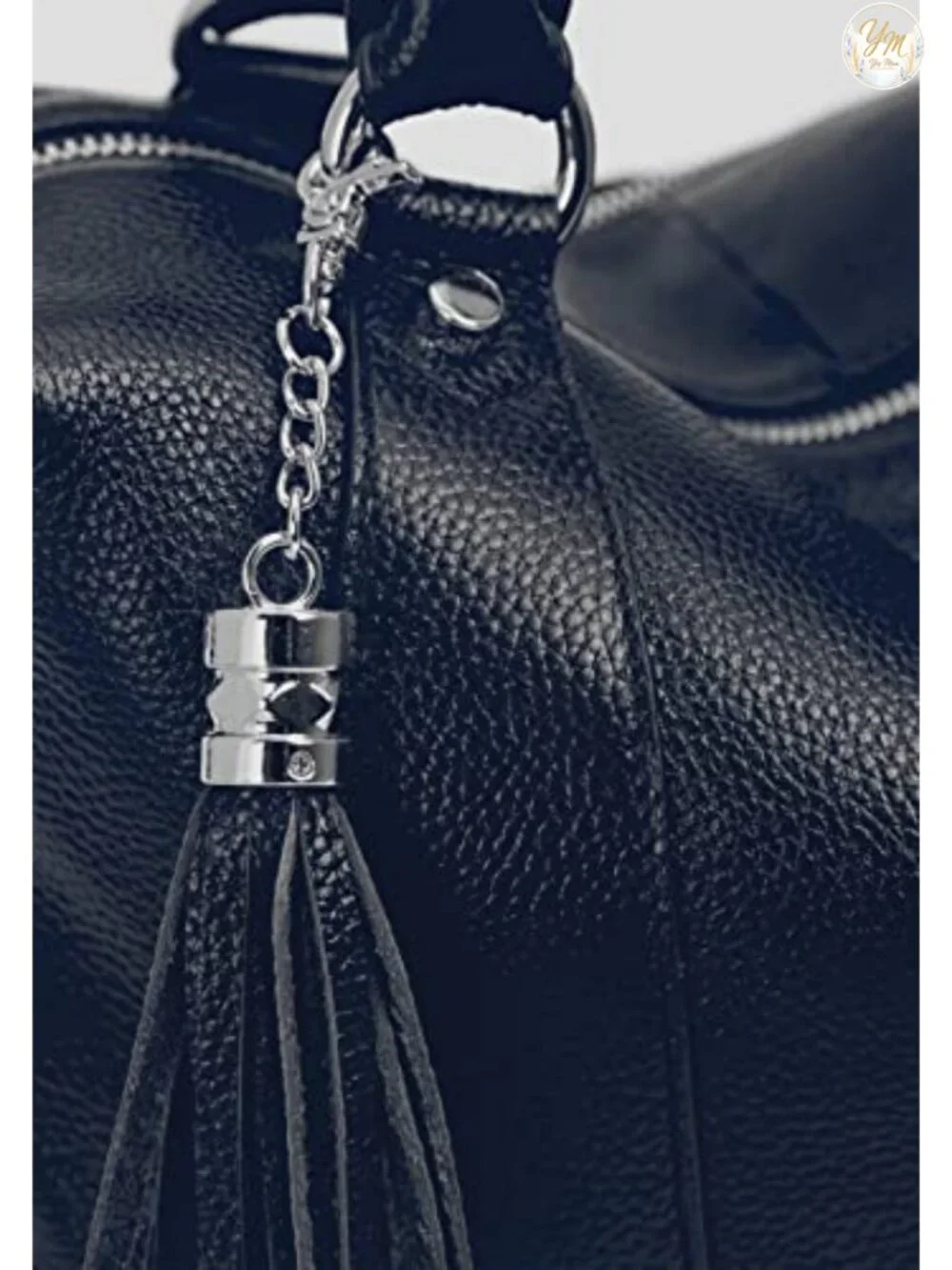 Genuine Leather Satchel Bag Women Shoulder Tote Handbag with Fringe